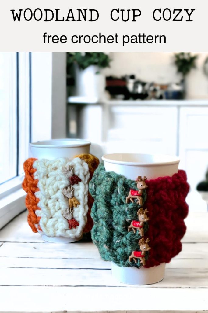free crochet cup cozy pattern