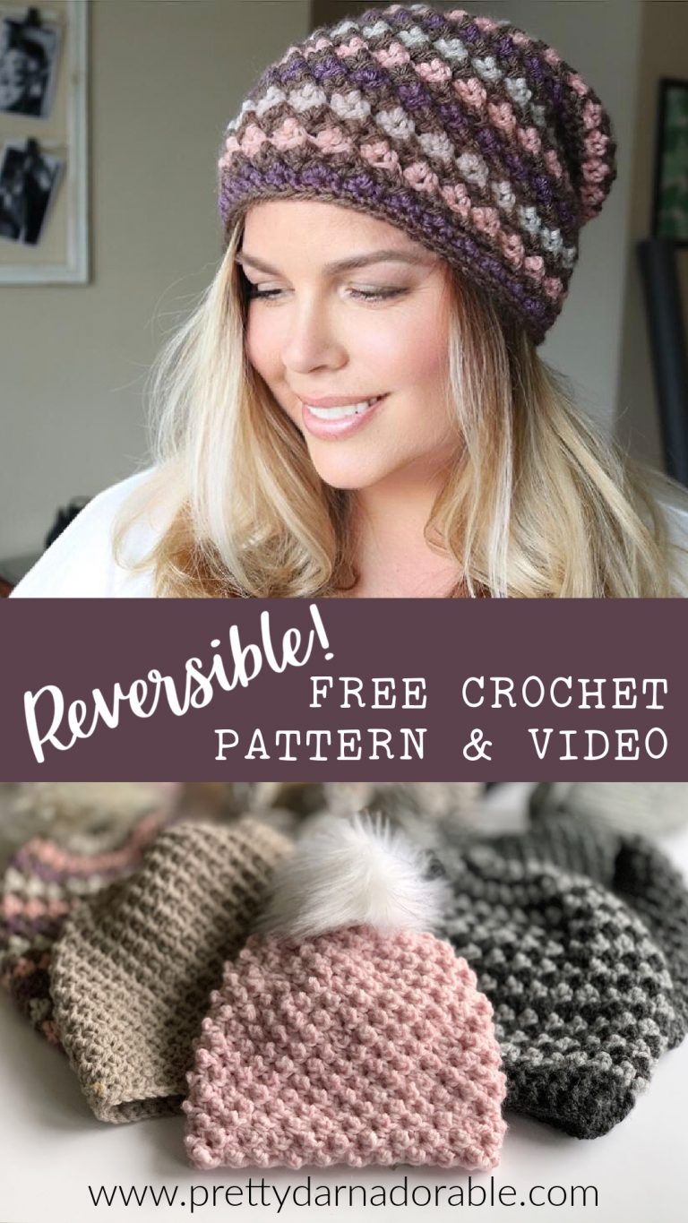 Top Down Crochet Hat Pattern and Tutorial for Beginners - Pretty Darn ...