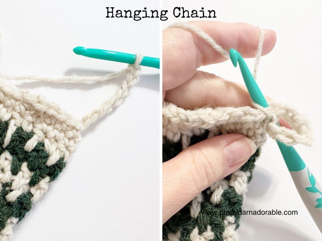 crochet christmas stocking ornmanet instructional photo 