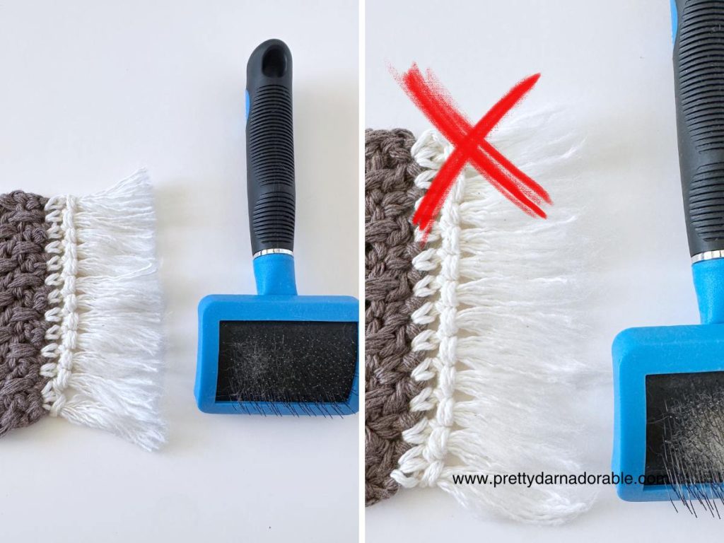fringe and brush