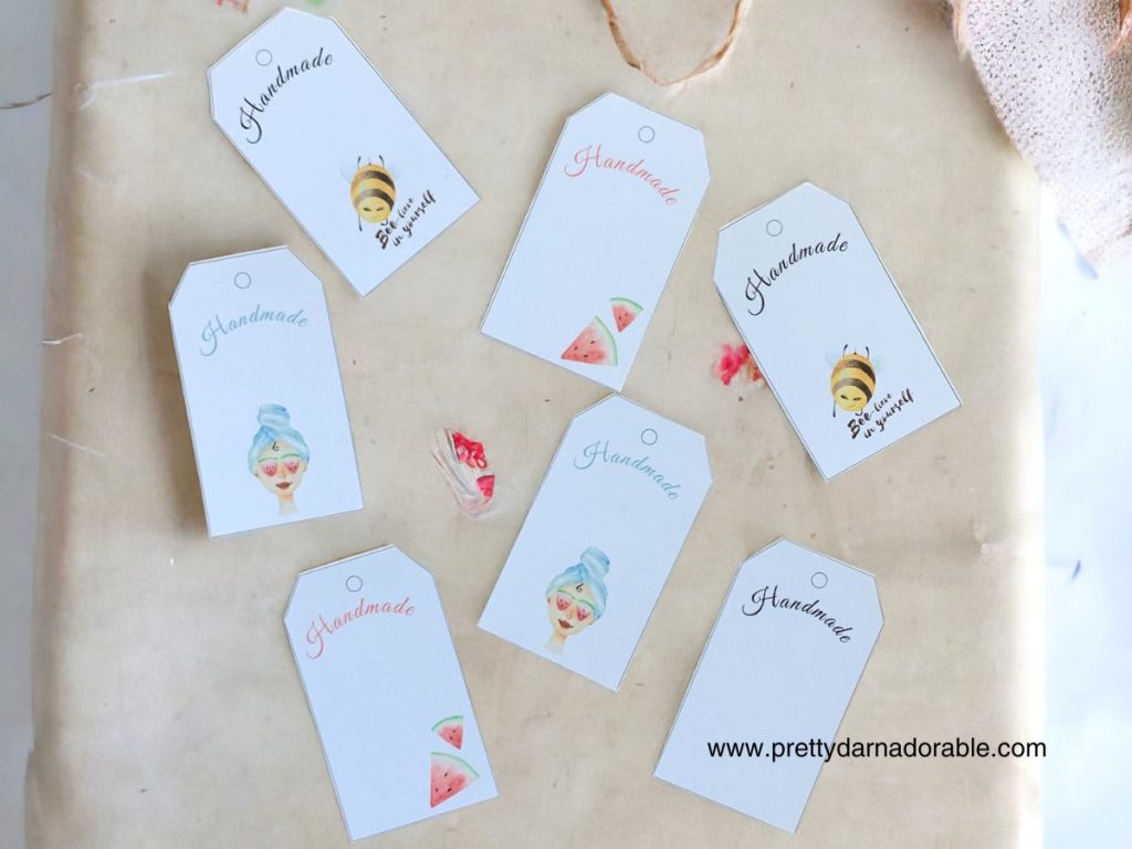 crochet tags handmade