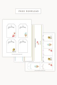 printable crochet gift tags and labels