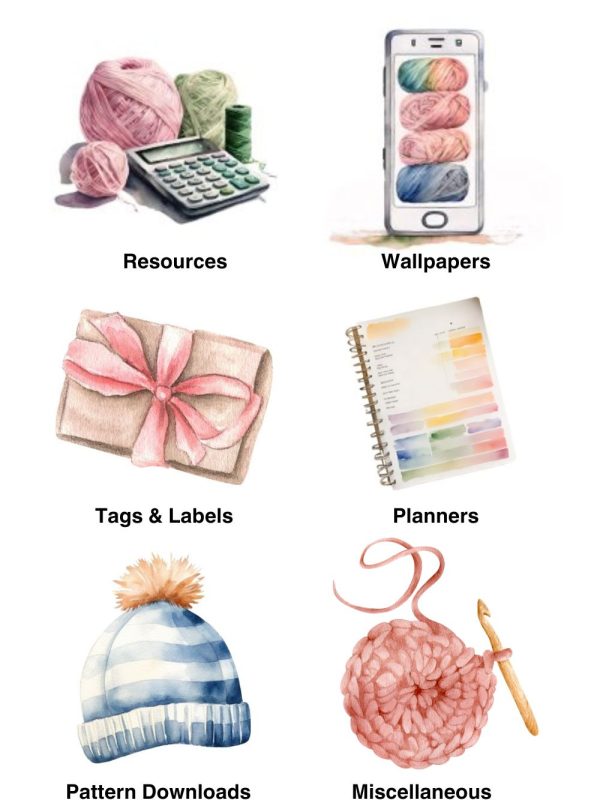 crochet icons